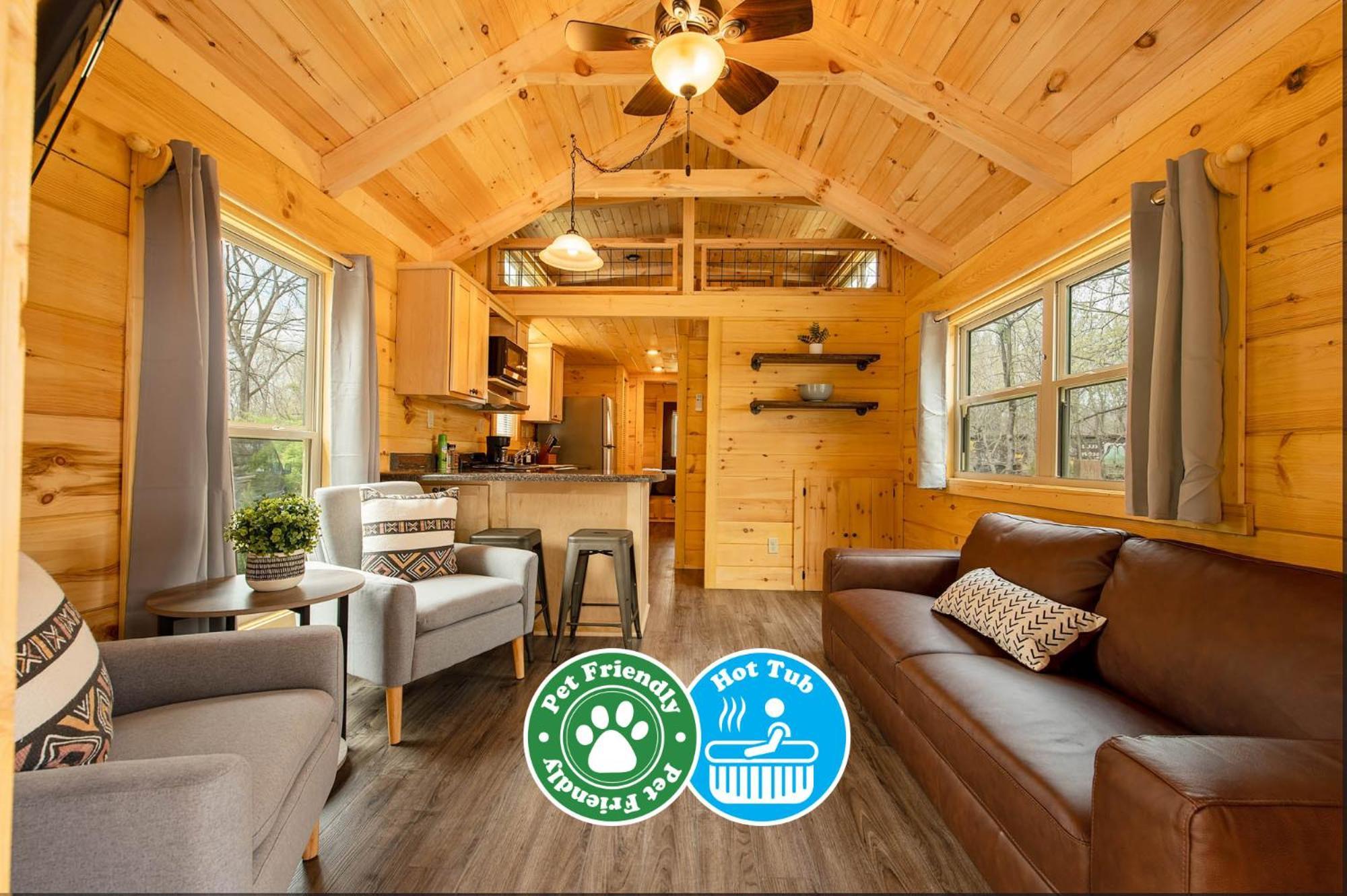 Meg Cabin Tiny Rustic Comfort On Lookout Mtn Chattanooga Exterior foto